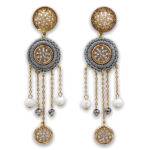 AR-341-25 Aretes Bailarina Plateado