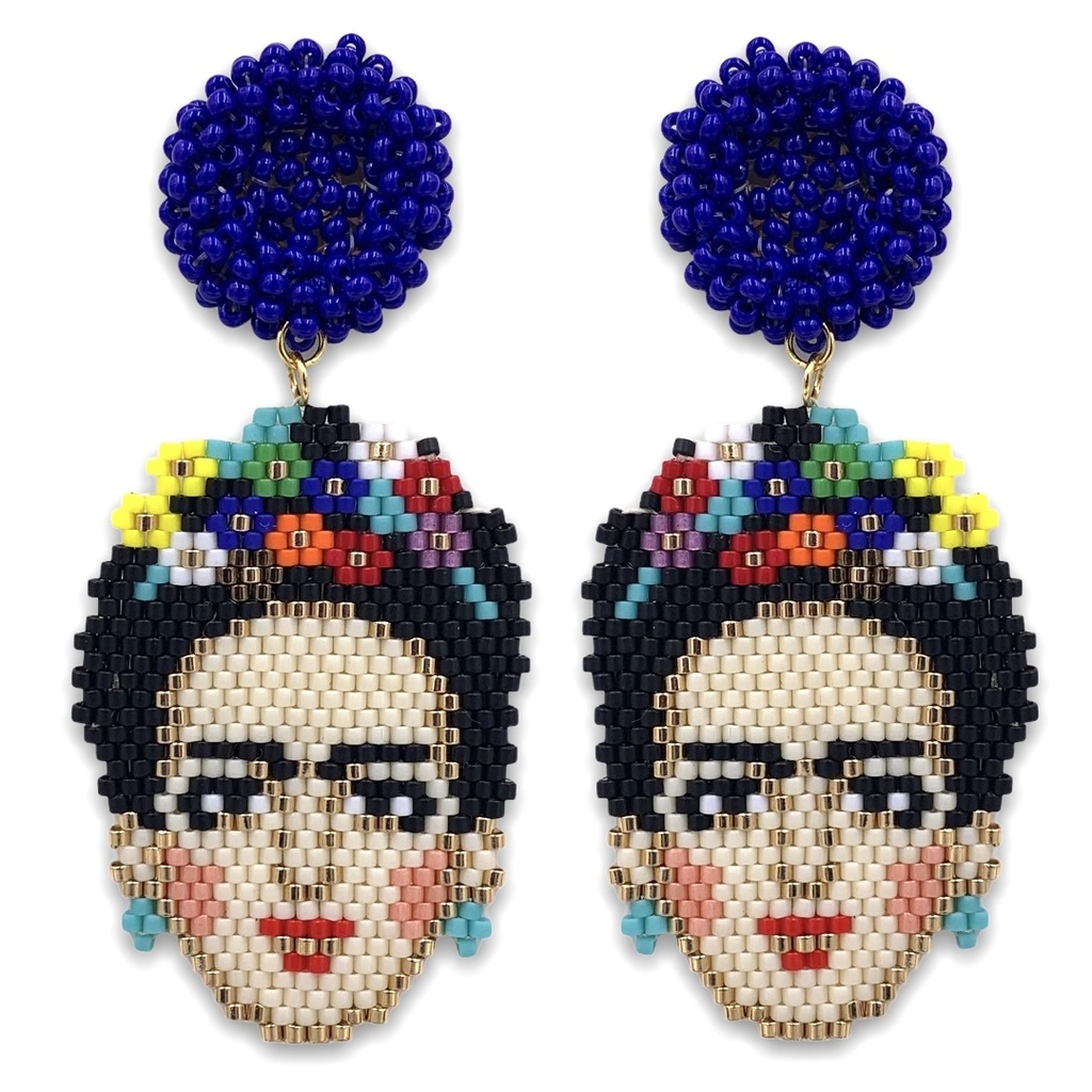Frida Kahlo medianos Miyuki Azul - Salazar